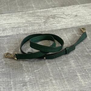 Michael Kors Green Pebbled Leather Replacement Shoulder Strap Gold Tone Clip On